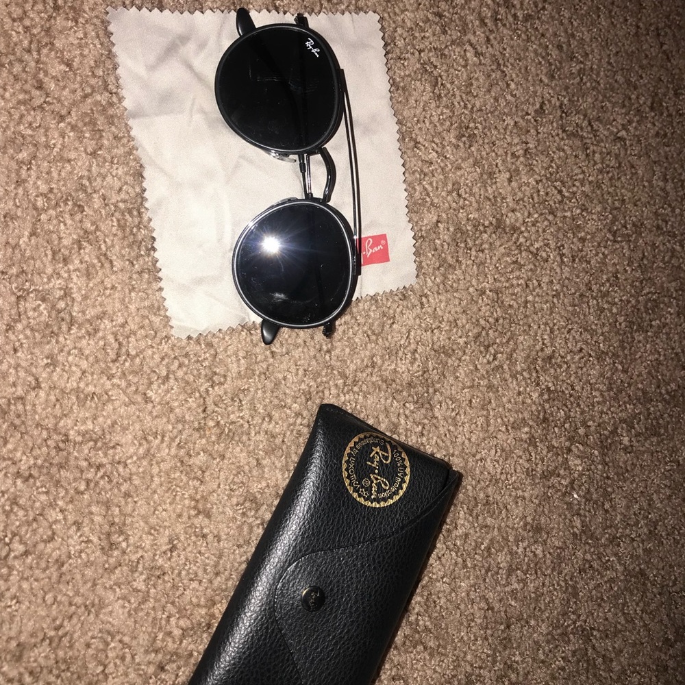 Ray Ban sunglasses! Super cute all black
